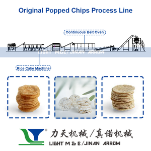 Automatische No-Fried Popped Chips und Micro pellet Rice Cake Cracker Maker Food <span class=keywords><strong>Processing</strong></span> Line Machine - Product Image 4