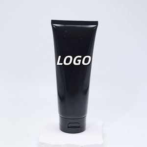 หลอดบีบครีมล้างหน้า/โลชั่นสีดำ ขนาด 10-100 มล. สำหรับเครื่องสำอาง - Product Image 1