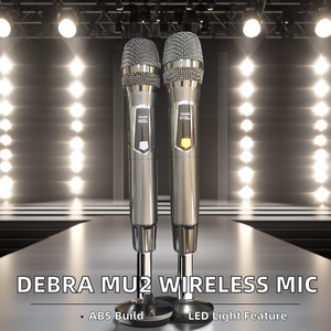 Debra Audio MU2 UHF Fréquence Micro Portable Universel VHF Sans Fil Récepteur Portable Karaoké Réunions d'Affaires Annulation du Bruit - Product Image 3