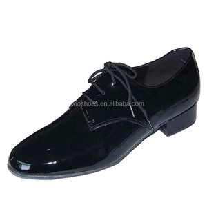 Evkoodance Nouvelles Chaussures <span class=keywords><strong>de</strong></span> <span class=keywords><strong>Danse</strong></span> Professionnelles en Cuir pour Hommes, <span class=keywords><strong>Salsa</strong></span>, Tango, Ballroom, Jazz, Latin, Noir, Talon 2,5 cm, EU44-48, Coton - Product Image 2