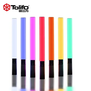 Tolifo ST-20RGB 20W IR điều khiển từ xa RGB LED Wand video 3000-6000K cầm tay ánh sáng Stick cho nội dung người sáng tạo video nhiếp ảnh