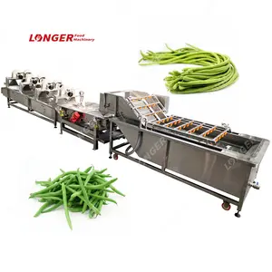 Gelgoog Long Bean Fruit/ Vegetable Washer Drying Process Line Washing Machine to Clean Vegetables