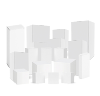 Boîte en carton pliable personnalisée recyclable 4x4 5x5 6x6 7x7 8x8 9x9 10x10 350gsm pour cadeau cosmétique sérum en flacon