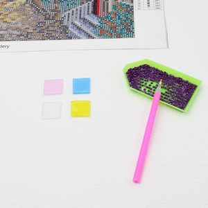 En gros bricolage <span class=keywords><strong>diamant</strong></span> peinture Point perceuse argile carré multicolore mosaïque <span class=keywords><strong>diamant</strong></span> broderie accessoires argile - Product Image 4