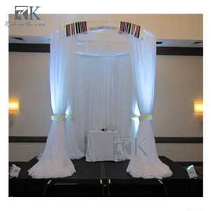 Minimalist Pipe Drape for Church/Wedding/Event Detachable Circular Decor Pipe Kit - Product Image 6