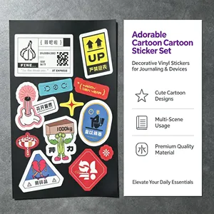 Cute Cartoon Kawaii Decorative Stickers Aesthetic Journal <b>Scrapbook</b> Laptop Phone Decal Sticker Pack - Product Image 6