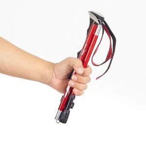 Bâtons de randonnée pliables ultralégers uniques en alliage d'aluminium, bâtons télescopiques pour la marche, équipement de randonnée pour usage extérieur - Product Image 1