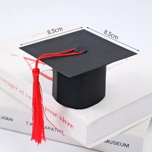 ของตกแต่งเค้กวันเกิด DAMAI สำหรับฤดูกาลรับปริญญา รูปทรงหมวกบัณฑิต พร้อมพู่ห้อยสำหรับพิธีสำเร็จการศึกษา - Product Image 2