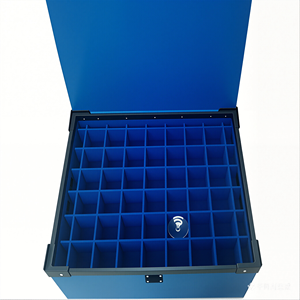 Caja de Almacenamiento de Plástico PP Corrugado Reutilizable para <span class=keywords><strong>Copas</strong></span> de Vino, Ideal para Mudanzas - Product Image 2