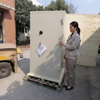 Coffre-fort numérique pour hôtel, bureau à domicile, avec accès par empreinte digitale, coffre-fort électronique ignifuge, serrure à clé robuste pour le stockage d'argent de bijoux