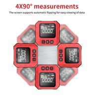 Inclinomètre numérique magnétique portable NOYAFA NF-566S, niveau laser haute précision, capteur six axes, précision 0,2, aluminium