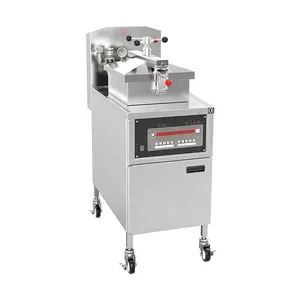 Gas friteuse 2 mand/broasted machine/KFC Kip Friteuse Elektrische Tafel Top Kip Druk Friteuse