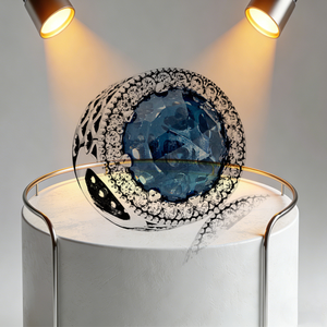 Pulsera <span class=keywords><strong>Pandora</strong></span> - Cuentas de Plata Pura, Cuentas Huecas en Forma de Gota, Pulsera de Cuentas de Vidrio - Product Image 1