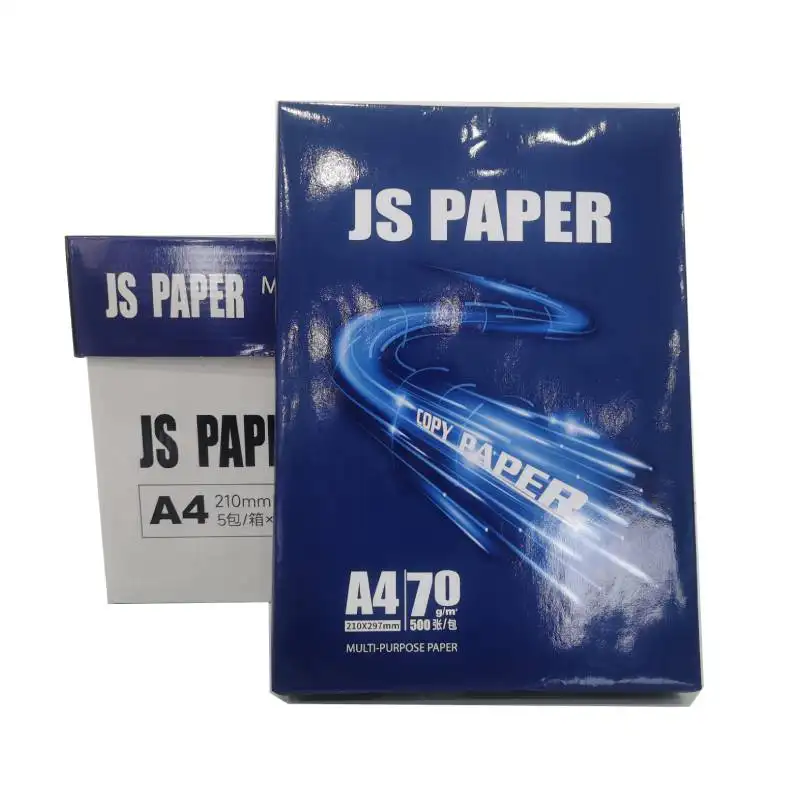 अच्छी गुणवत्ता वाला सस्ता म्यूटी ऑफिस कॉपी बॉन्ड पेपर ए4 साइज कलर व्हाइट प्रिंट टाइपिंग रीम पेपर 70जीएसएम बिना डबल फीड के