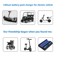 Chargeur de batterie lithium-ion Lifepo4 pour vélo électrique 3.6V 12V 12.6V 16.8V 24V 29.4V 48V 54.6V 60V 72V 84V 2A 12A 15A 20A 50A 100Ah