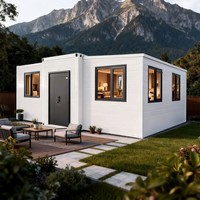 Maisons de retraite personnalisées, maisons miniatures extensibles, maisons préfabriquées en conteneurs, résistantes au vent et au sable pour les camps d'ingénierie dans le désert