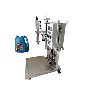 <span class=keywords><strong>เครื่อง</strong></span>บรรจุถังสีกึ่งอัตโนมัติสองหัวเครื่องบรรจุกระป๋องน้ำหนักสีเคลือบกันระเบิด - Product Image 3