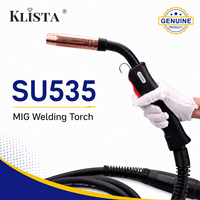 Pistola de Soldadura MIG SU535 Refrigerada por Aire, Antorcha de Soldadura CO2 MAG, Conector Tipo Euro, Kit Completo