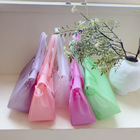 Sac fourre-tout de plage en PVC transparent multicolore de luxe avec logo personnalisé pour femmes, vente en gros de sacs à main de boutique