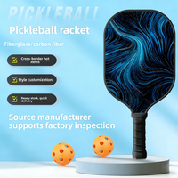 Raquette de pickleball en fibre de carbone T300 professionnelle, durable, portable et haute performance pour l'entraînement des joueurs de tous niveaux