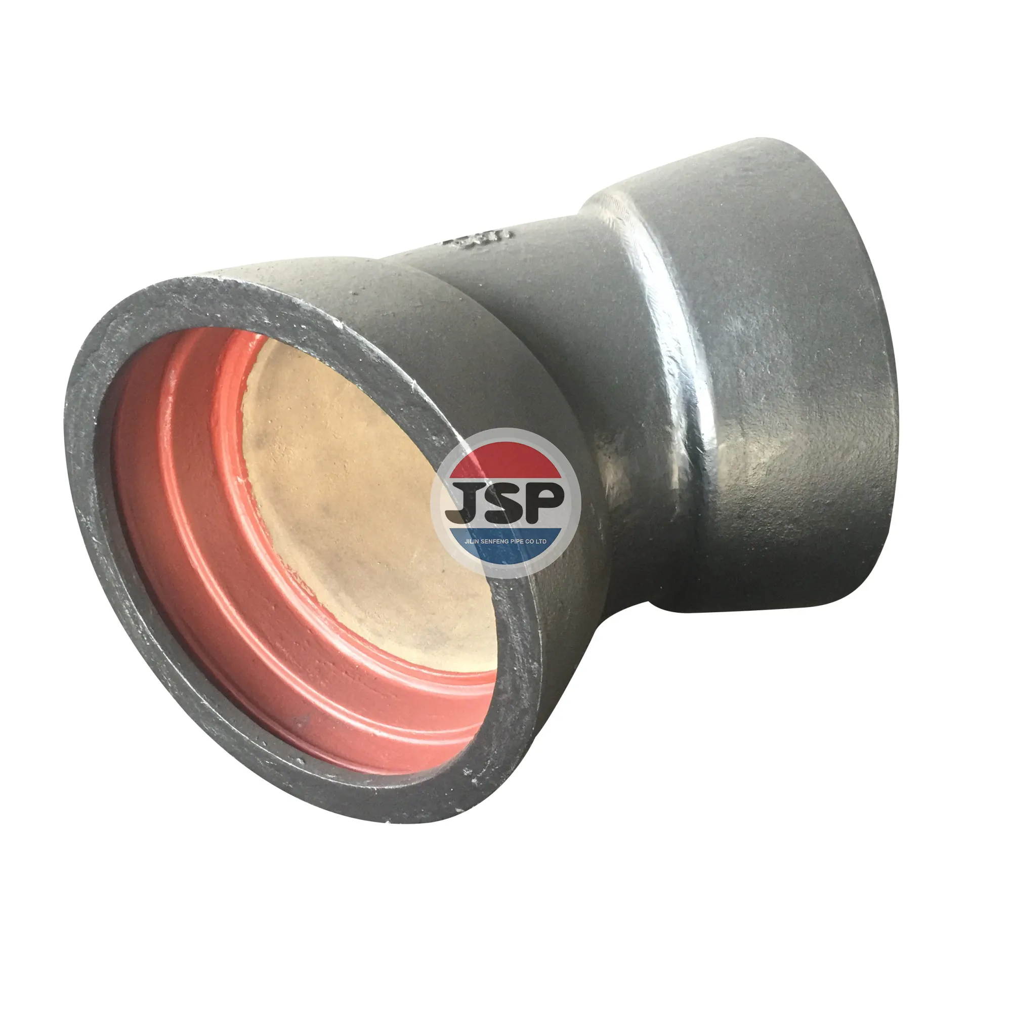 JSP EN545 FBE Coating Ductile Iron Pipe Fittings 90/45/22.5/11.25 Degree Double Socket Bends Cast Iron Bend Pipe Fittings