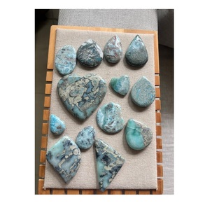Piedras Preciosas de Larimar Naturales Originales al por Mayor, Joyería de Lujo de Alta Calidad Personalizada - Product Image 1