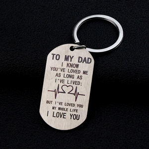 ถึงพ่อของฉันพวงกุญแจจี้พวงกุญแจของขวัญคริสต์มาสเครื่องประดับแฟชั่นพวงกุญแจรถสำหรับพ่อพ่อของขวัญวันเกิดจากลูกชายลูกสาว - Product Image 3