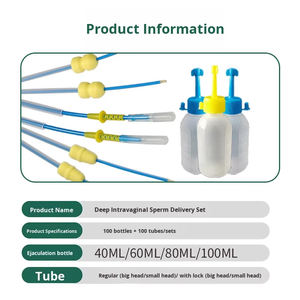 เครื่องมือผสมเทียมสุกร (รวมถึงหลอดผสมเทียมสำหรับแม่สุกร, ขวดใส่เมล็ดพันธุ์ และสายสวนคลอด) - Product Image 4