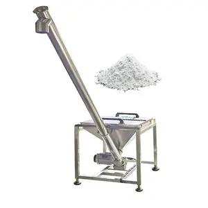 Factory direct 304 stainless steel flour powder auger conveyor screw vertical filling powder screw conveyor