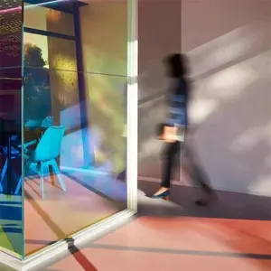 Chinês Colorido Janela De Vidro 6Mm 8Mm Interior Decorativo Cozinha Sala De Estar Colorido Vidro Lacado