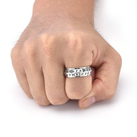 Nouvelle bague rotative vintage rétro nordique Viking Rune plaquée or 18 carats, bague unisexe personnalisée
