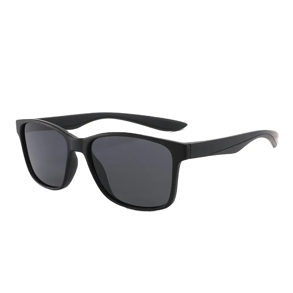 Brand Fashion Black Polarized Sport Sunglasses UV400 TR90 frame Eyewear Sun glasses for men