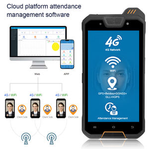 Horloge <span class=keywords><strong>de</strong></span> pointage portable Android IP68 avec reconnaissance faciale, 4G WiFi pour le contrôle des présences des employés et des étudiants - Product Image 3