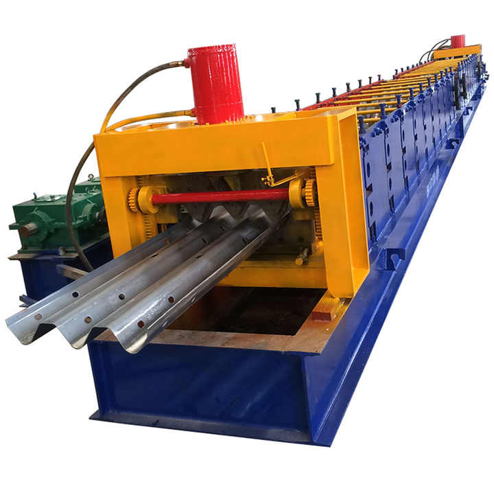 Automatic Highway Guardrail Protect Panel Roll Forming Machine Support ...