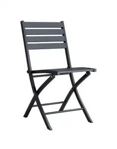 Dining Furniture Frames Metal Frames Electrophoresis Rustproof Outdoor Chairs Garden Armchairs Stackable Dining Chairs