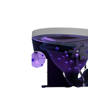 Hoàn toàn tự động hộ gia đình thông minh nhà vệ sinh tích hợp thiết kế bể nước không có chức năng cảm biến giới hạn áp suất nước cho tự động - Product Image 4