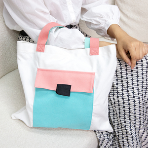 Gahumi Custom High Quality Canvas Tote Bag with Logo Design Folding Handle Factory Sale Cartoon Pattern Style for <b>Shopping</b> - Product Image 1