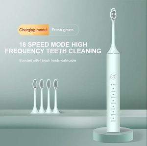 Cepillo de Dientes Eléctrico Sónico Recargable para Adultos, con 18 Velocidades, Cerdas Suaves Ultrasónicas, Blanqueador, 6 Modos, para Viajes y Uso Doméstico - Product Image 2
