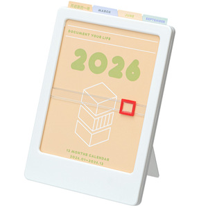 Good Products of the Times 2026 Table Calendar Digital Printing Simple Design Daily Notes Desktop Ornament - Product Image 1