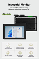 Monitor de Pantalla Táctil Android de Pared de Alta Gama con Tamaño Personalizado de 10/13/15/21/24/32 Pulgadas, Panel PC Industrial Todo en Uno