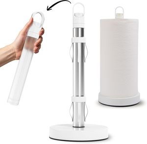 Portasciugamani di carta in acciaio inossidabile con pompa a spruzzo a una mano, bottiglia spruzzatrice da 5 once, ventose pesanti - Product Image 1