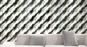 Décoration murale feuille de marbre auto-adhésive autocollant mural 3D autocollant mural <span class=keywords><strong>vinyle</strong></span> brillant géométrique estampage à chaud pour cuisine étanche - Product Image 4