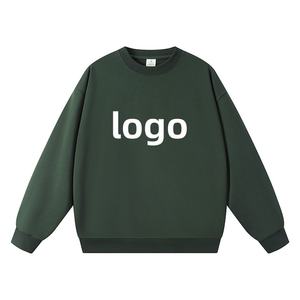 Expédition <span class=keywords><strong>DDP</strong></span> sans taxes américaines Kaisi Unisexe 50% Coton 50% Polyester 300g Polaire Manches Longues Mélange de Coton Brodé Coupe Ample - Product Image 1