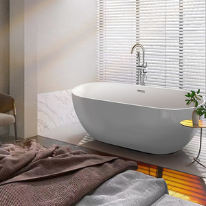 Vasca da Bagno Idromassaggio Autoportante in Acrilico, Grande Vasca per Immersione con Idrogetti, <span class=keywords><strong>Spa</strong></span> per Adulti da Interno, Certificata ISO9001, Ecologica - Product Image 2