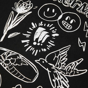 เสื้อยืดมวยสีดำคอกลมสีขาวพิมพ์ลายสกรีนเสื้อยืดมวย - Product Image 3