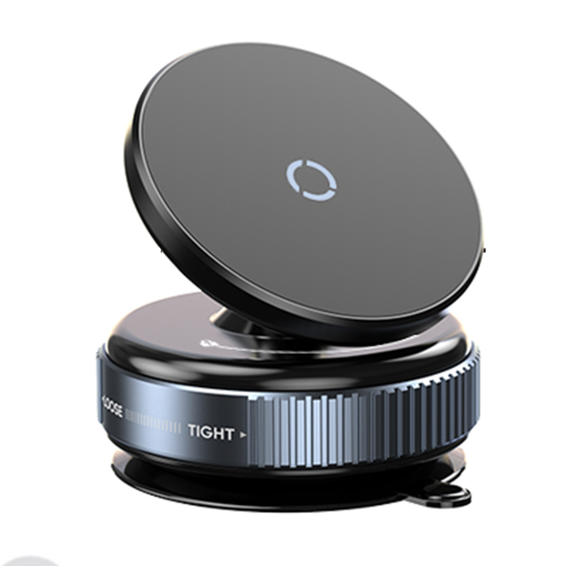 Screen Wall Glass Car Magnetic Phone Holder 360 Degree Rotating Magnetic Vacuum Suction Phone Mount Holder for All Phones