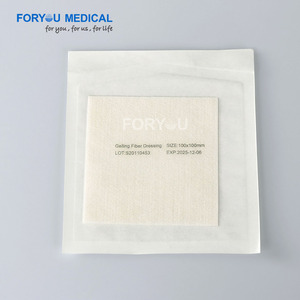10cm*10cm Hydrofiber Gelling <strong>Dressing</strong> CE Certified CMC Hydrophilic Gel Forming Bacteria Locking Wound <strong>Dressing</strong> - Product Image 6