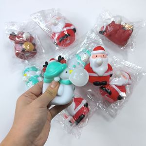 ของเล่นบีบซานต้าคริสต์มาส ของเล่นบีบอัดนุ่มๆ บรรเทาความเครียด ของเล่นเสริมพัฒนาการประสาทสัมผัส ของขวัญวันหยุด สำหรับวัยรุ่นและผู้ใหญ่ ของตกแต่งคริสต์มาส - Product Image 2
