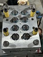 Moule d'injection plastique modulaire pour couvercle de lubrifiant à changement rapide, conception domestique, tolérance de haute précision 0,01 mm