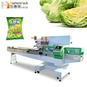 Película de embalaje automática para frutas y verduras, bolsa de embalaje de queso retráctil, máquina de embalaje Horizontal antigua